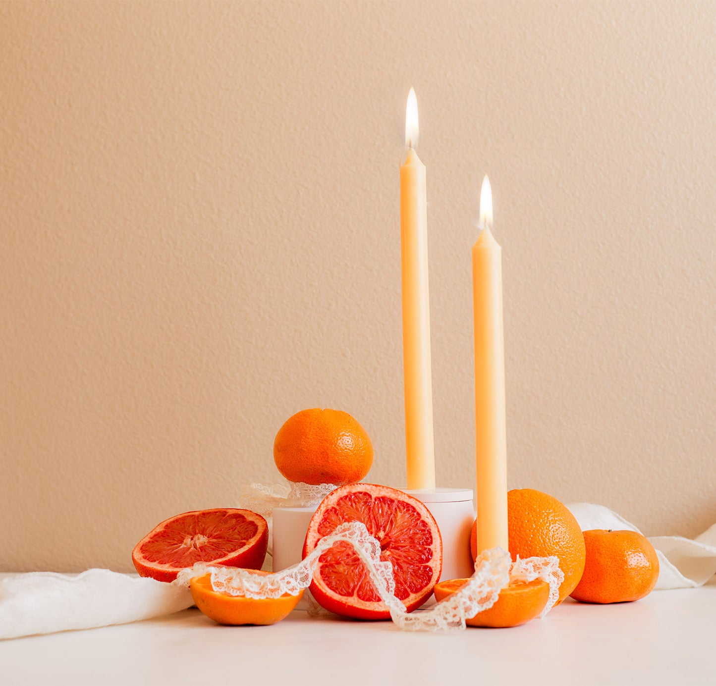 Handmade Serene Trio - Scented: Crystalline Amber & Orange Clove