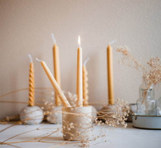 Handmade Serene Trio - Scented: Black coral & Moss